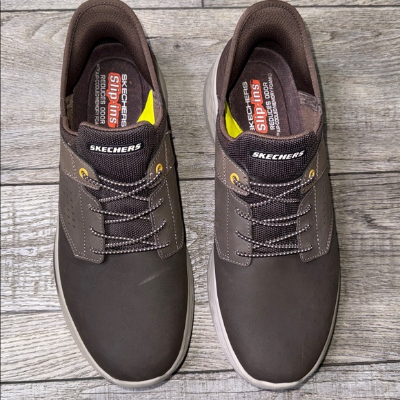 Skechers Men's Slip-Ins Slade Macklin Brown Casual Shoes - Picture 5 of 12